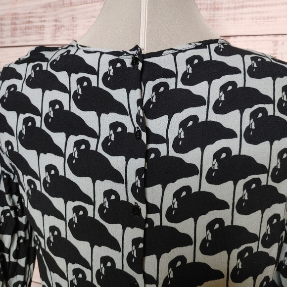 H&m flamingo blouse size 4 - Picture 8 of 13